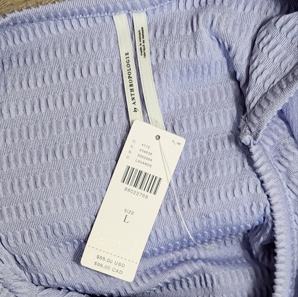 Anthropologie Lilac‎ Blouse with Ruffled Baloon Sleeves - Picture 9 of 11